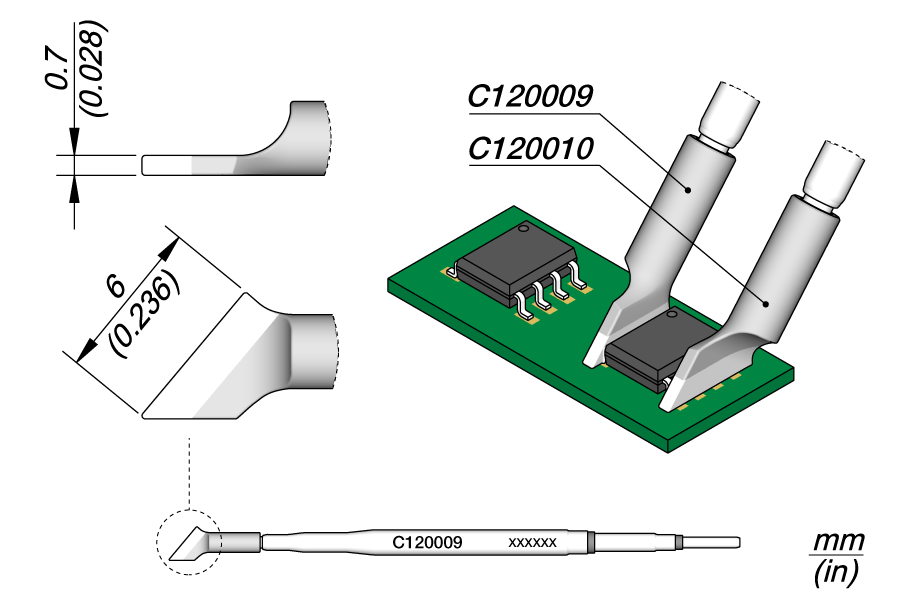 C120009 - Blade Cartridge 6 Right